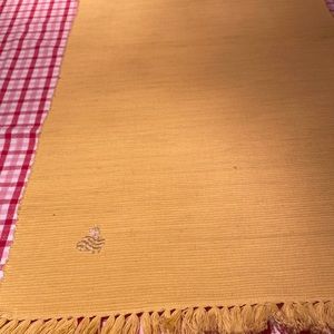 Yellow  Fiestaware table runner never used perfect condition